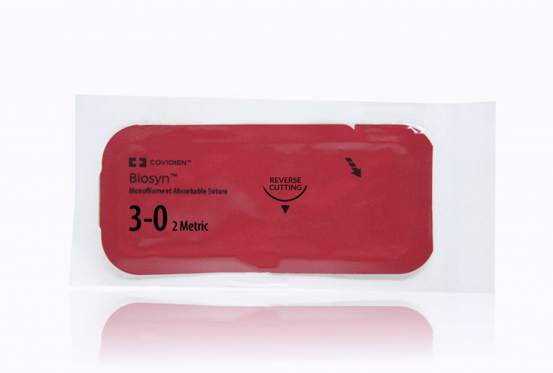 Covidien Suture, SM5679G, 3-0, Medtronic Biosyn undyed 30 