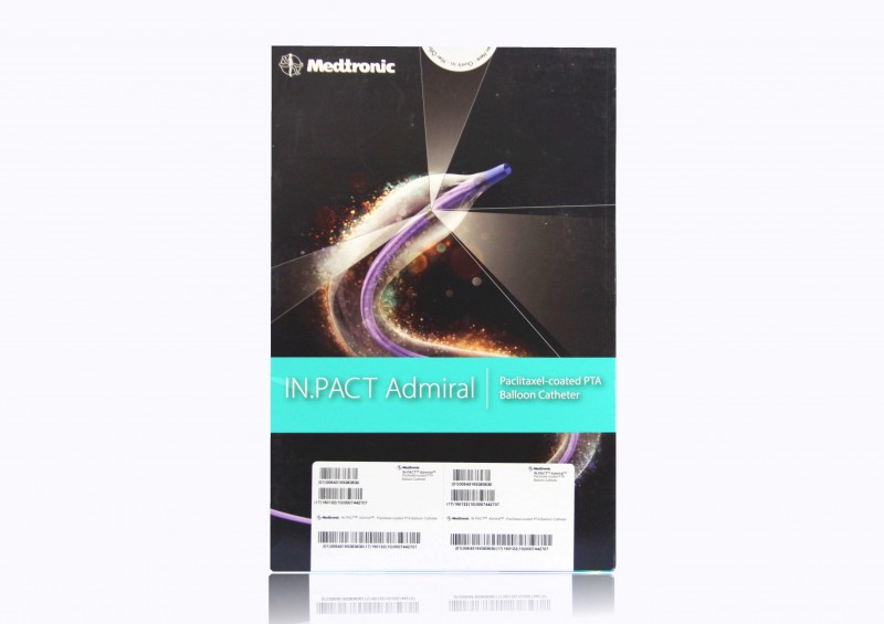 kanaal Ambassadeur inval Medtronic Vascular, ADM07008013P, 7.00mm, Medtronic IN.PACT Admiral  Paclitaxel-Coated PTA Balloon Catheter 7mm x 80mm x 130cm - eSutures